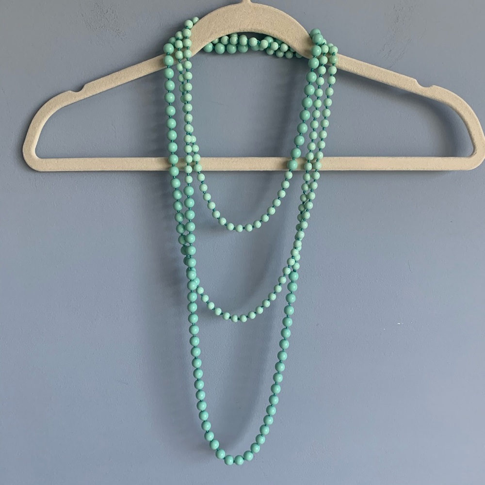 Turquoise Bead Wrap Necklace